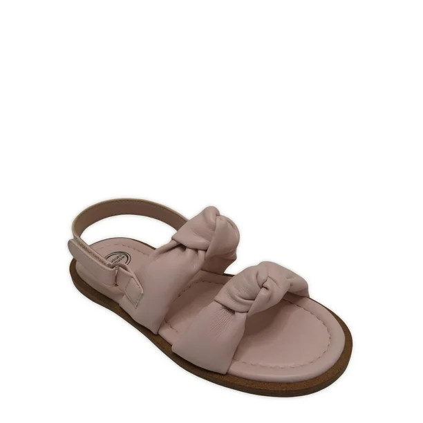 Wonder Nation Girls Double Knot Sandal, Sizes 13-6 - Walmart.com | Walmart (US)