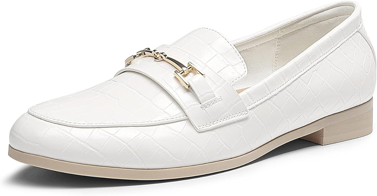 DREAM PAIRS Women's Loafers Penny Loafers Fashion Comfortable Flats Dressy Shoes | Amazon (US)