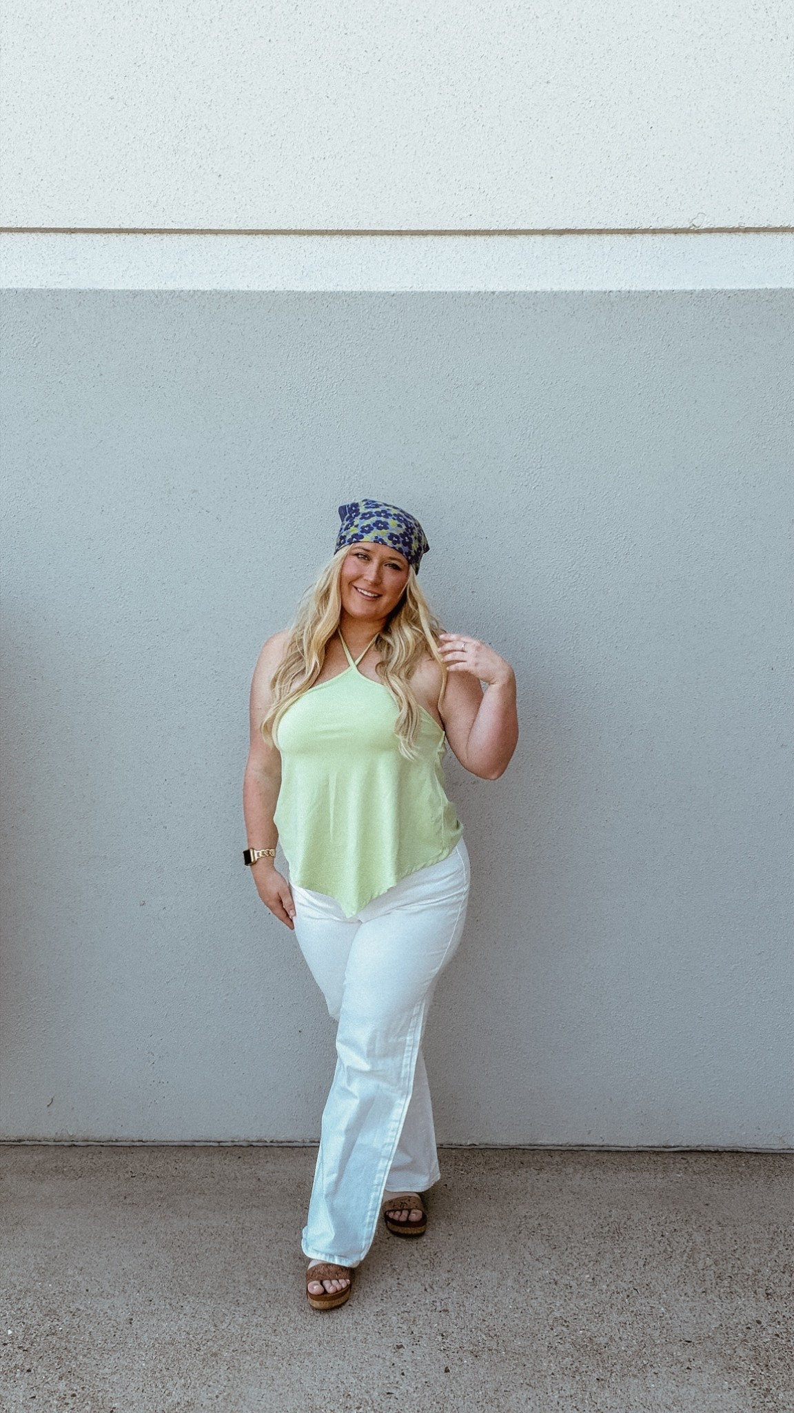 Old Navy halter top outfit