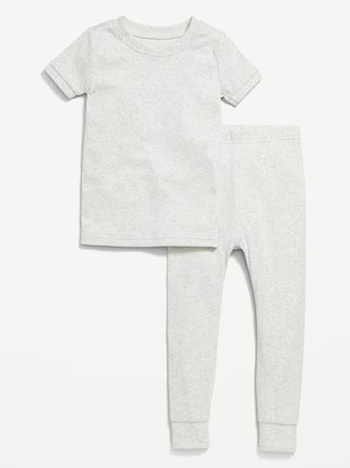 Snug-Fit Ribbed Pajama Set for Toddler & Baby | Old Navy (US)