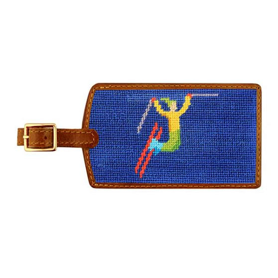 Smathers &amp; Branson Needlepoint Luggage Tag | Mark and Graham