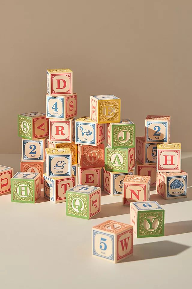 Uncle Goose Classic ABC Blocks | Anthropologie (US)