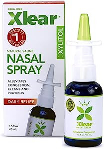 Xlear Nasal Spray, Natural Saline Nasal Spray with Xylitol, Nose Moisturizer for Kids and Adults,... | Amazon (US)
