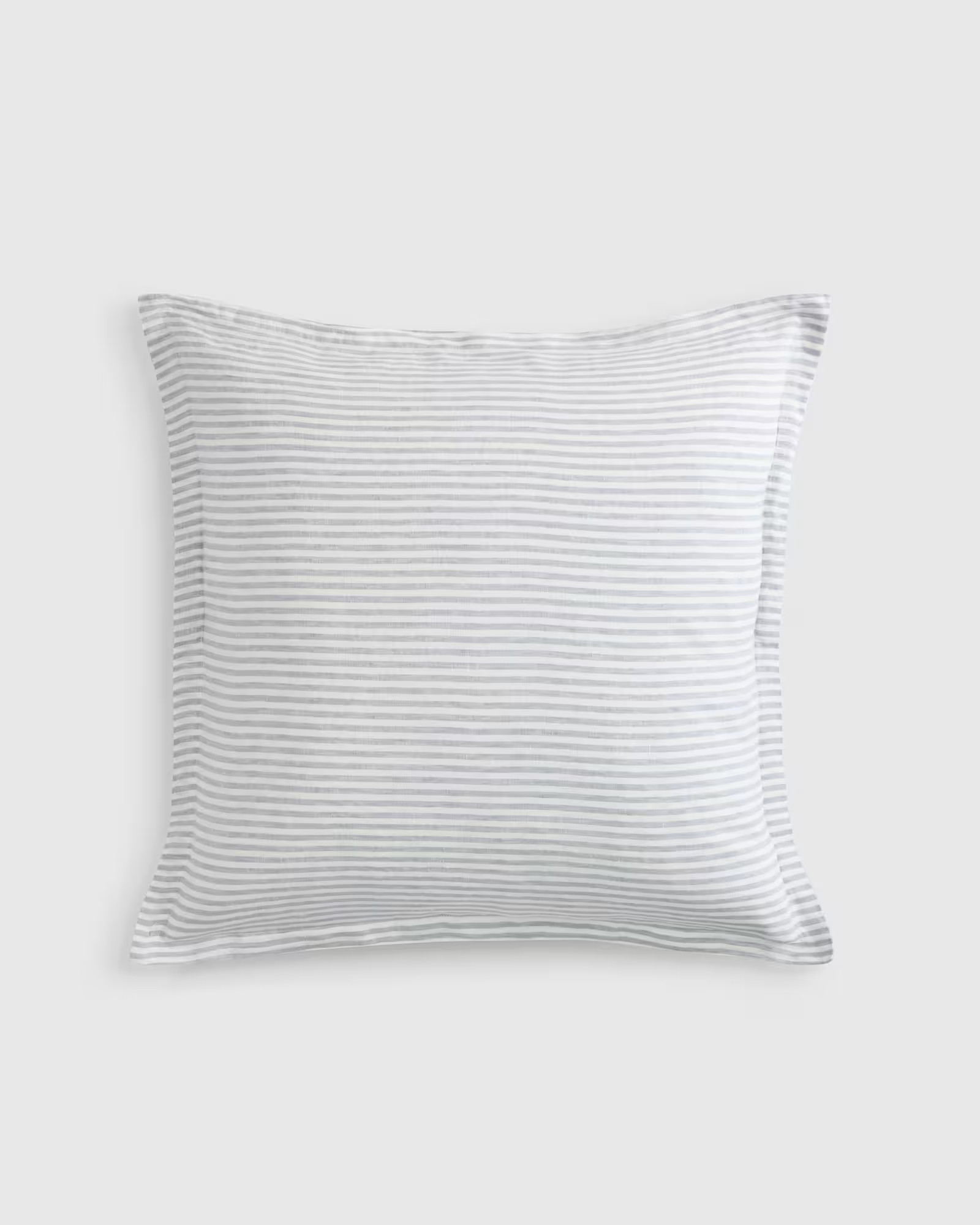 European Linen Stripe Euro Sham | Quince
