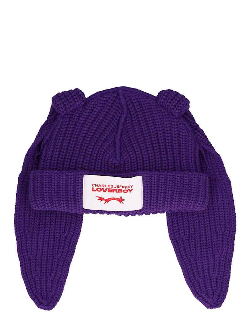 Chunky rabbit beanie - Charles Jeffrey LOVERBOY - Men | Luisaviaroma | Luisaviaroma