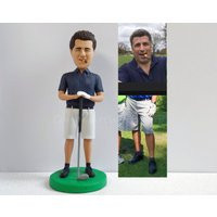 Golf Gifts Custom Bobblehead For Men, Grandfather, Grandpa, Dad, Ladies, Groomsmen, Couples, Wedding, Golf Ornament, Golf Office Decor, Golf Birthday | Etsy (US)