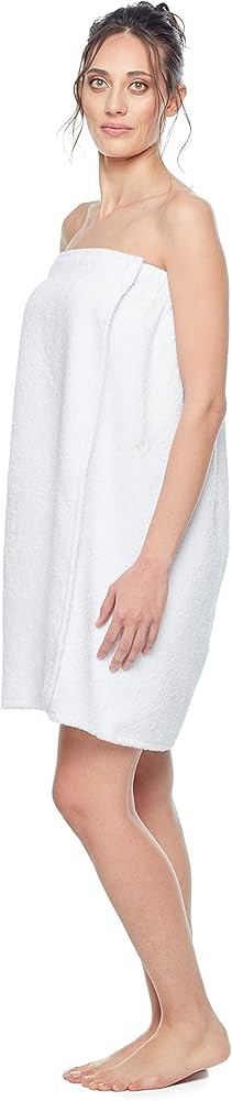 Arus Women's Bathrobe GOTS Certified Organic 100% Turkish Terry Cotton Robe Adjustable Closure Ba... | Amazon (US)