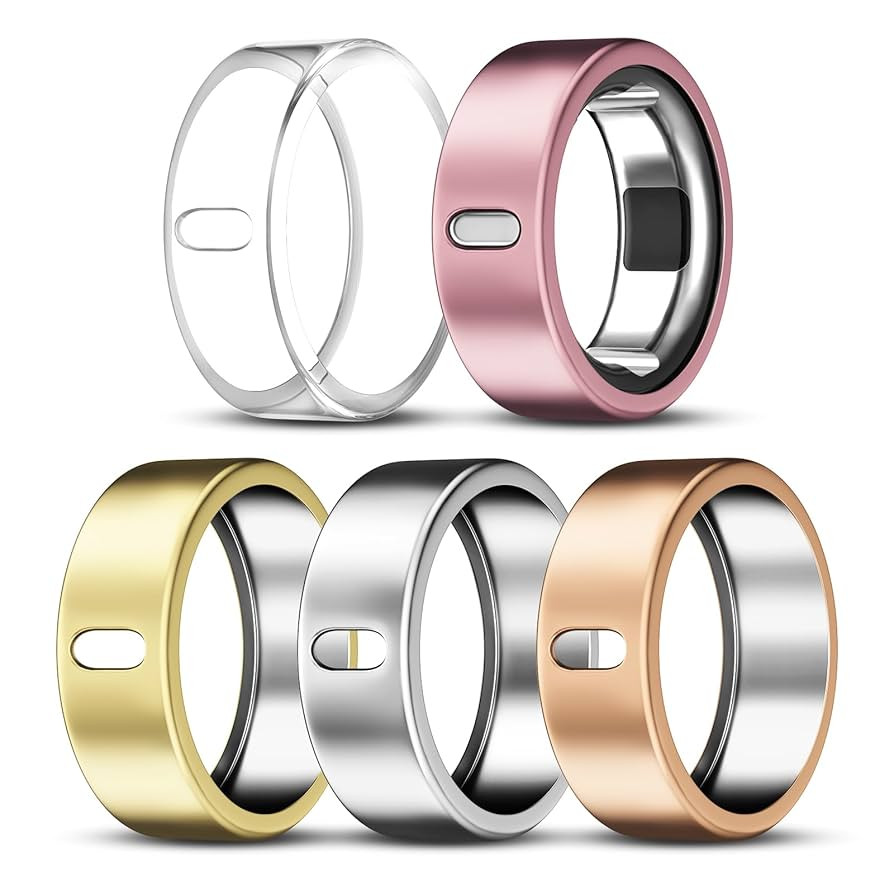 5 Pack Cover Compatible with Oura Ring Gen 4/Oura Ring Gen 3 Horizon/Heritage, Surport Charging w... | Amazon (US)