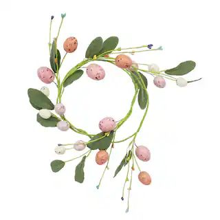 5ft. Pink & Cream Egg & Multicolor Berry Coil Garland by Ashland® | Michaels Stores
