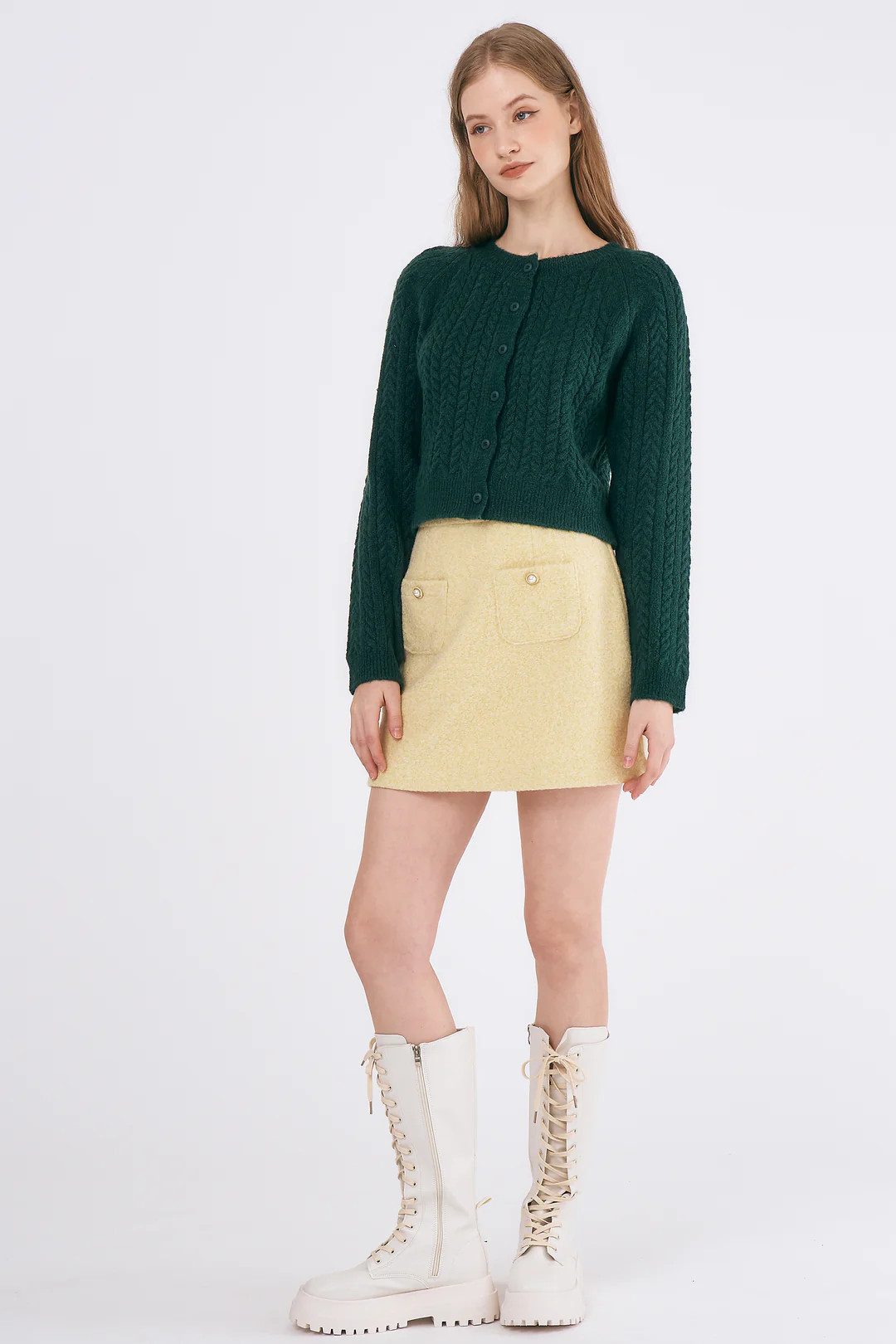 Ellie Cable Knitted Cardigan | Storets (Global)