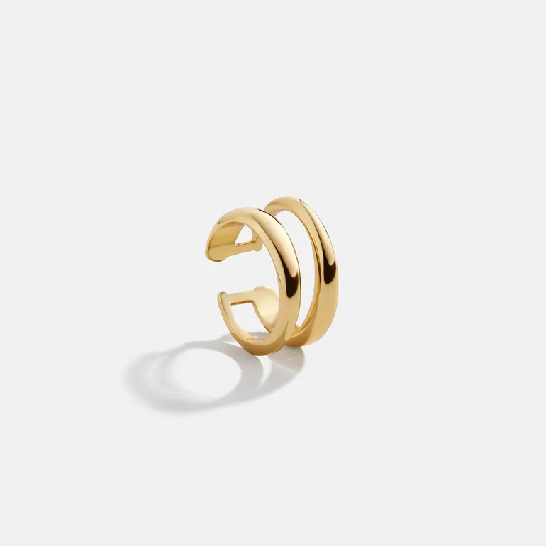 Denise 18K Gold Ear Cuff - Gold | BaubleBar