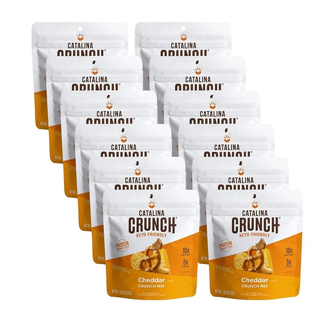 Catalina Crunch Mix Creamy Ranch Keto Snack Mix | Keto Friendly, Low Carb, Protein Snacks, 6Oz (P... | Amazon (US)