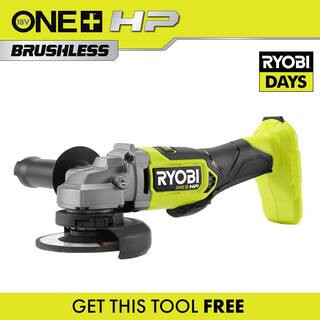 ONE+ HP 18V Brushless Cordless 4-1/2 in. Angle Grinder (Tool Only) | The Home Depot