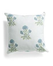20x20 Painted Block Print Stripe Pillow | TJ Maxx