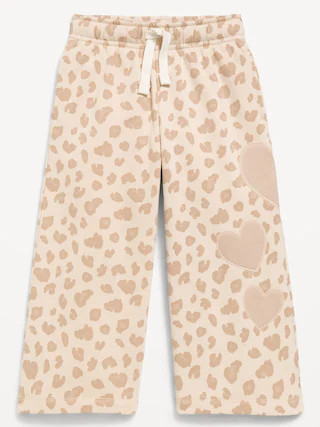 Printed Wide-Leg Sweatpants for Toddler Girls | Old Navy (US)