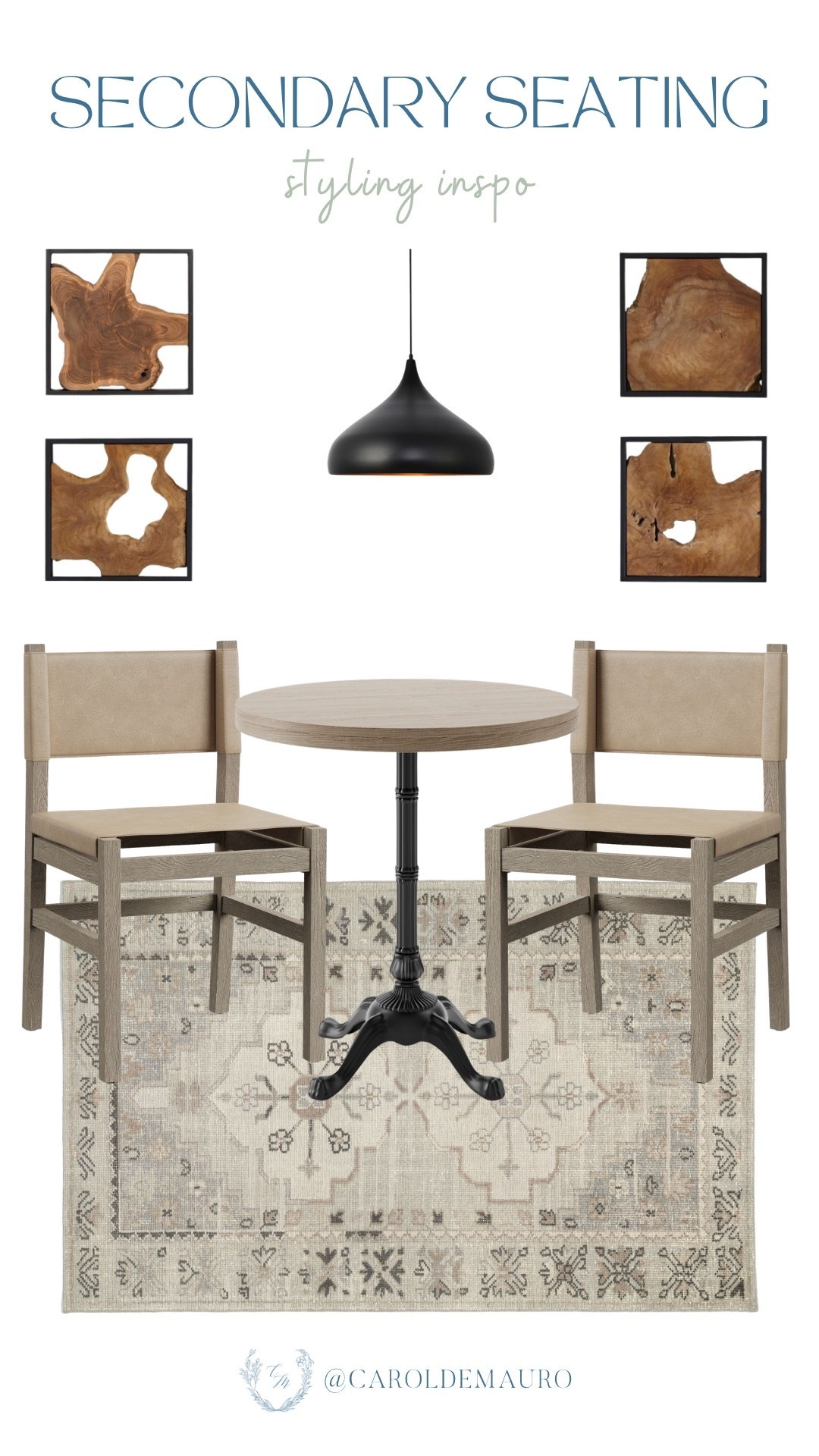 A little bistro corner at home? Yes please! Obsessed with how this neutral setup just makes a space feel so cozy and intentional!

secondary seating, home decor inspo, neutral home, dining room, interior design, styling inspo, home aesthetic

#LTKHome