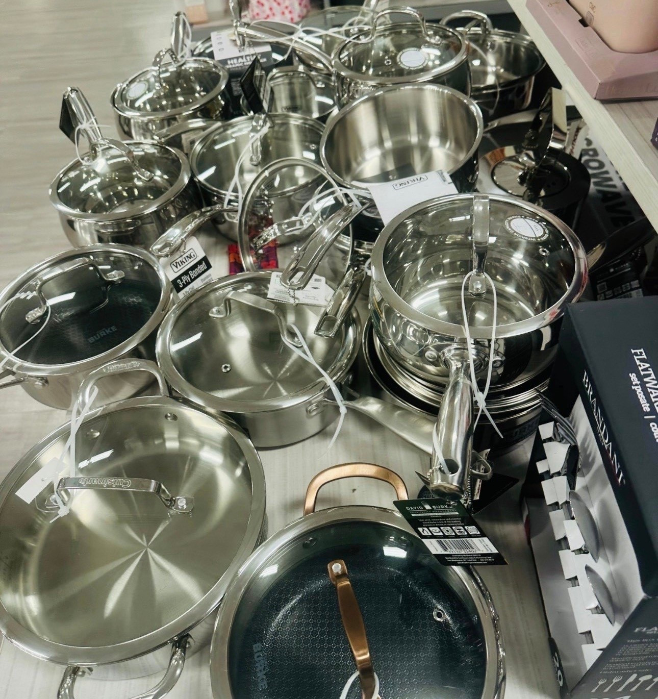 Kitchen upgrade in progress! ✨ Found these stainless steel gems—because nothing feels more like "adulting" than a matching set of pots and pans. 🍳

#LTKHome