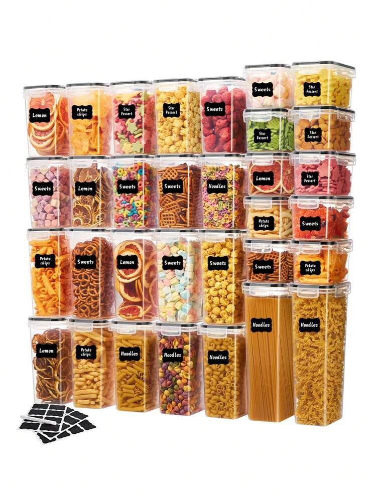 From  $13.26       
    $26.30
   
  -50%
        5/7/9/10/15/24/36/42pcs Airtight Food Storage C... | SHEIN