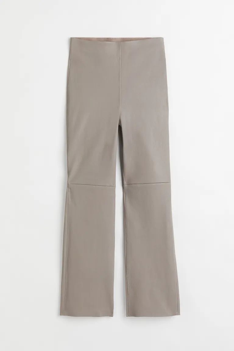 Ankle-length leather trousers | H&M (UK, MY, IN, SG, PH, TW, HK)