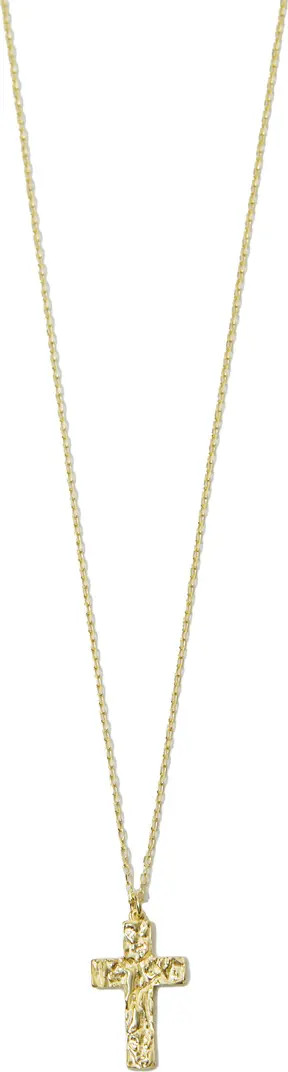 Molten Cross Pendant Necklace | Nordstrom