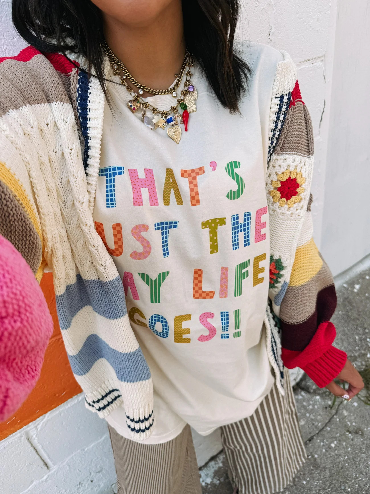 ETTA OG | just the way life goes graphic tee - ivory | Etta+East