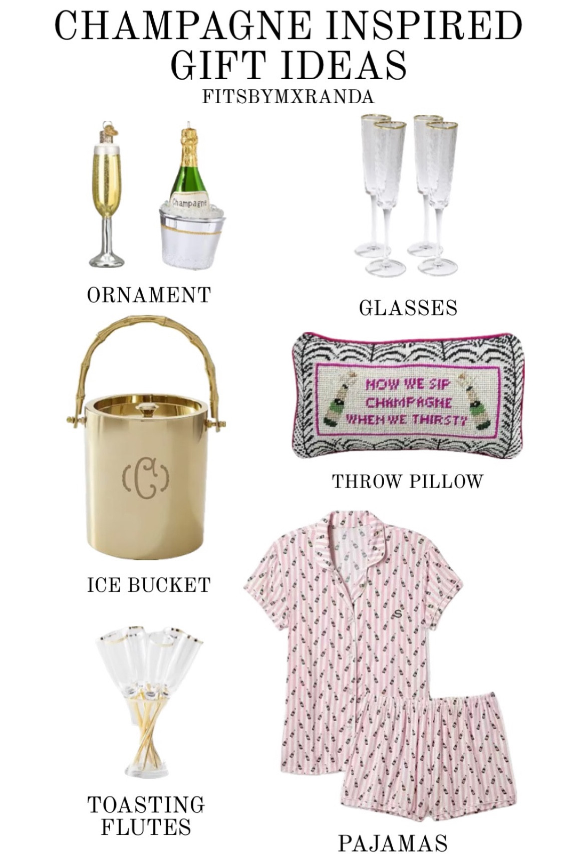GIFT GUIDE FOR CHAMPAGNE GIRLIES 

#LTKHoliday #LTKGiftGuide #LTKCyberWeek