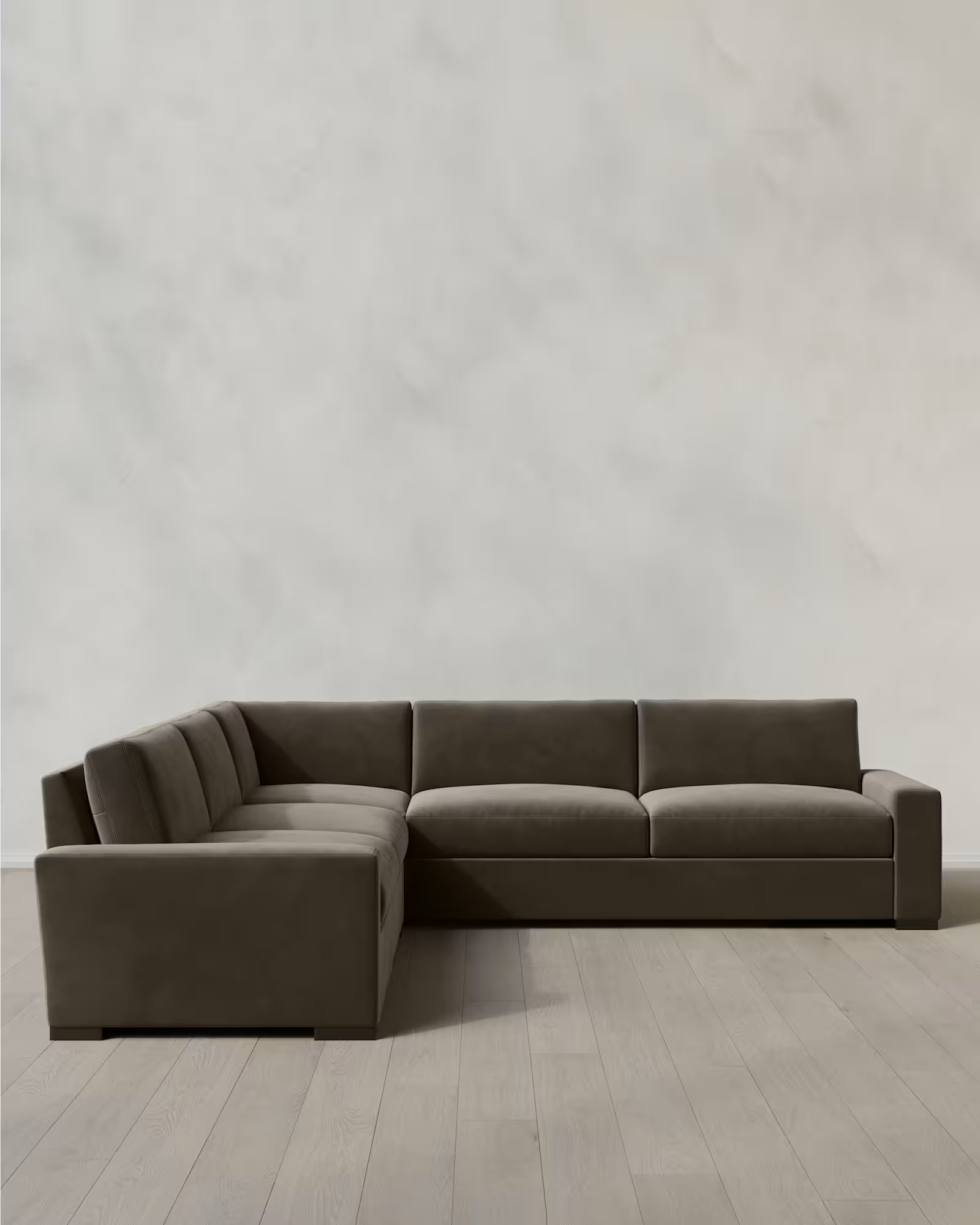 Stillman L Sectional in Performance Velvet | Quince