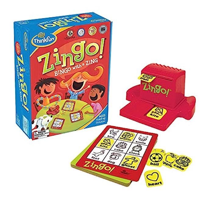 ThinkFun Zingo Bingo Award Winning Game for Pre-Readers and Early Readers Age 4 and Up | Amazon (US)