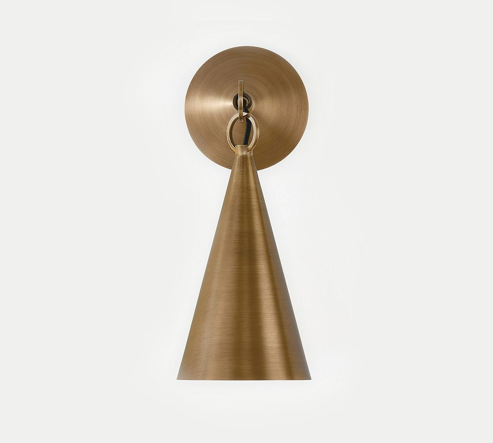 Freya Metal Tapered Sconce | Pottery Barn (US)