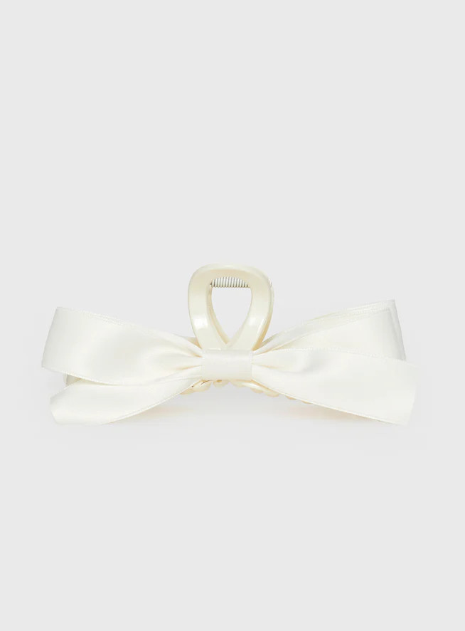 Coecoe Hair Clip White | Princess Polly US