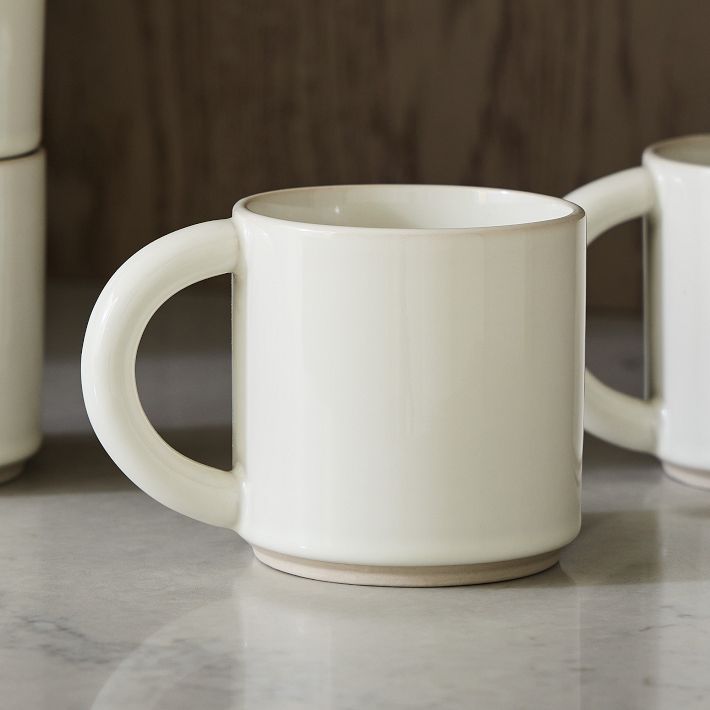 Straight-Sided Stoneware Mug Sets | West Elm (US)