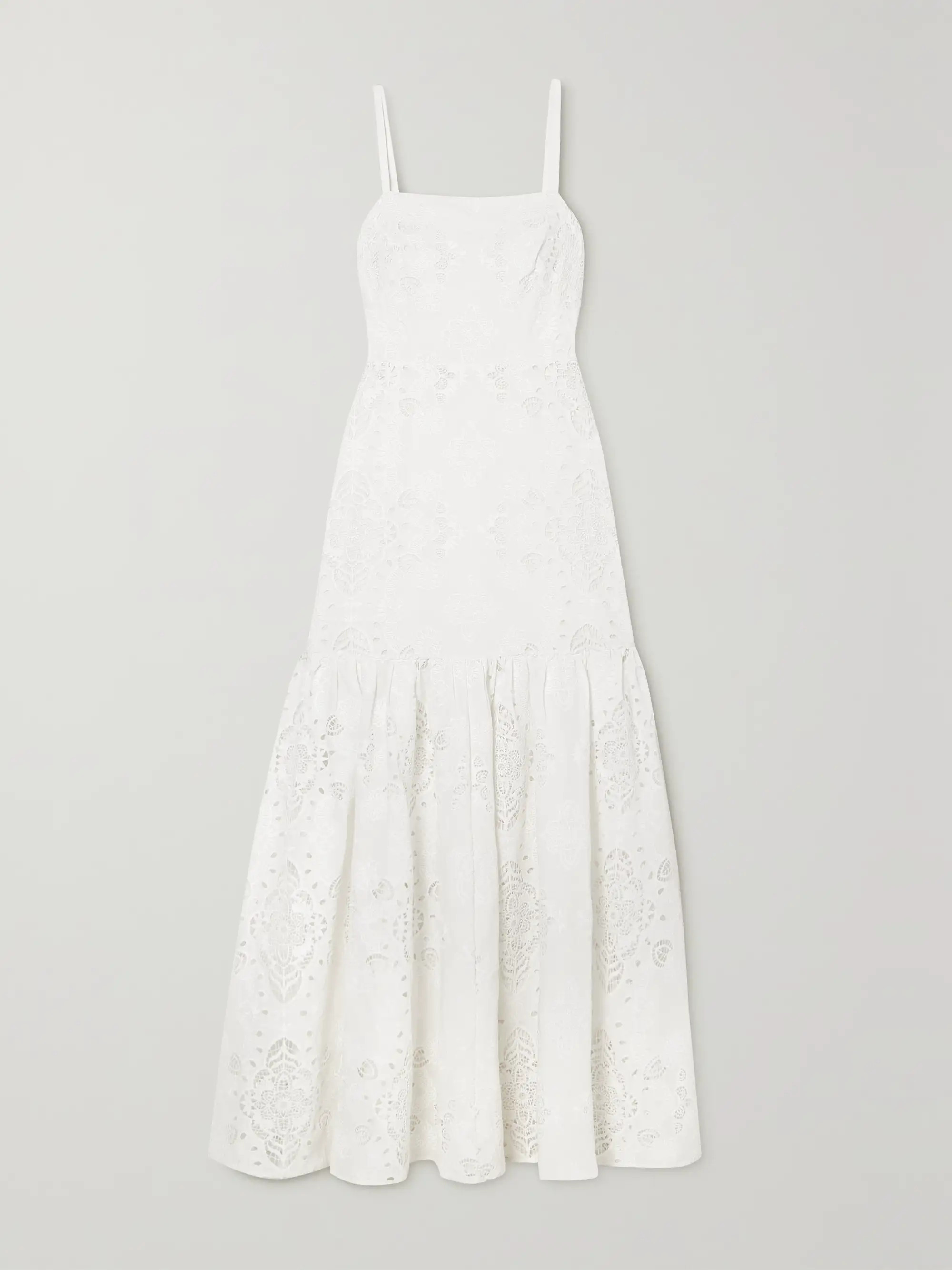 Cordiela tiered broderie anglaise cotton maxi dress | NET-A-PORTER (UK & EU)