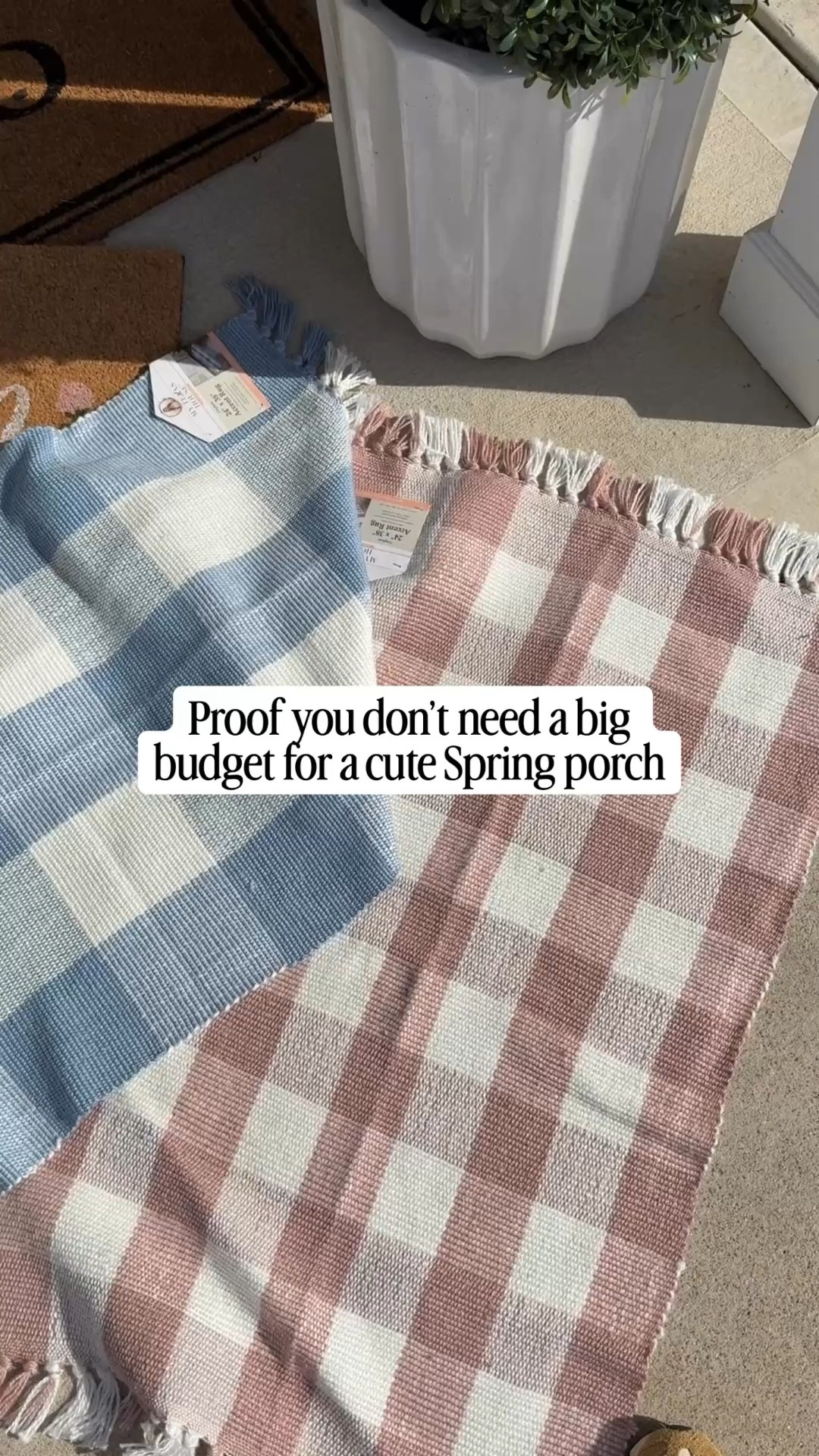 Cute spring porch on a budget!

#LTKSeasonal #LTKHome