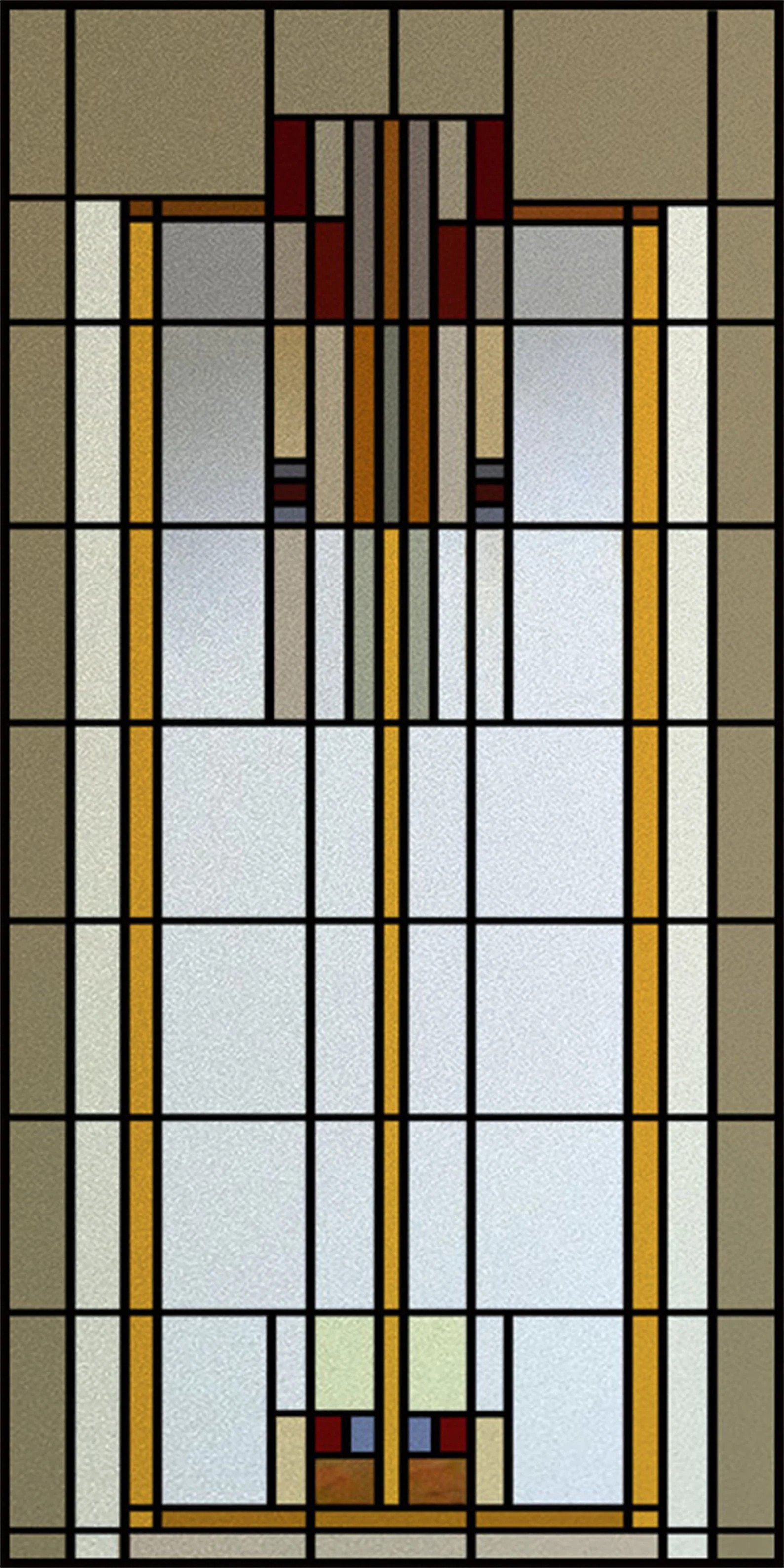 Custom Size 3D Matte Window Film Stained Glass Decorative Uv Window Sticker Privacy Frosted Stati... | Etsy (US)