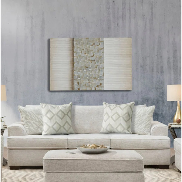 98" Round Arm Sofa with Reversible Cushions | Wayfair North America