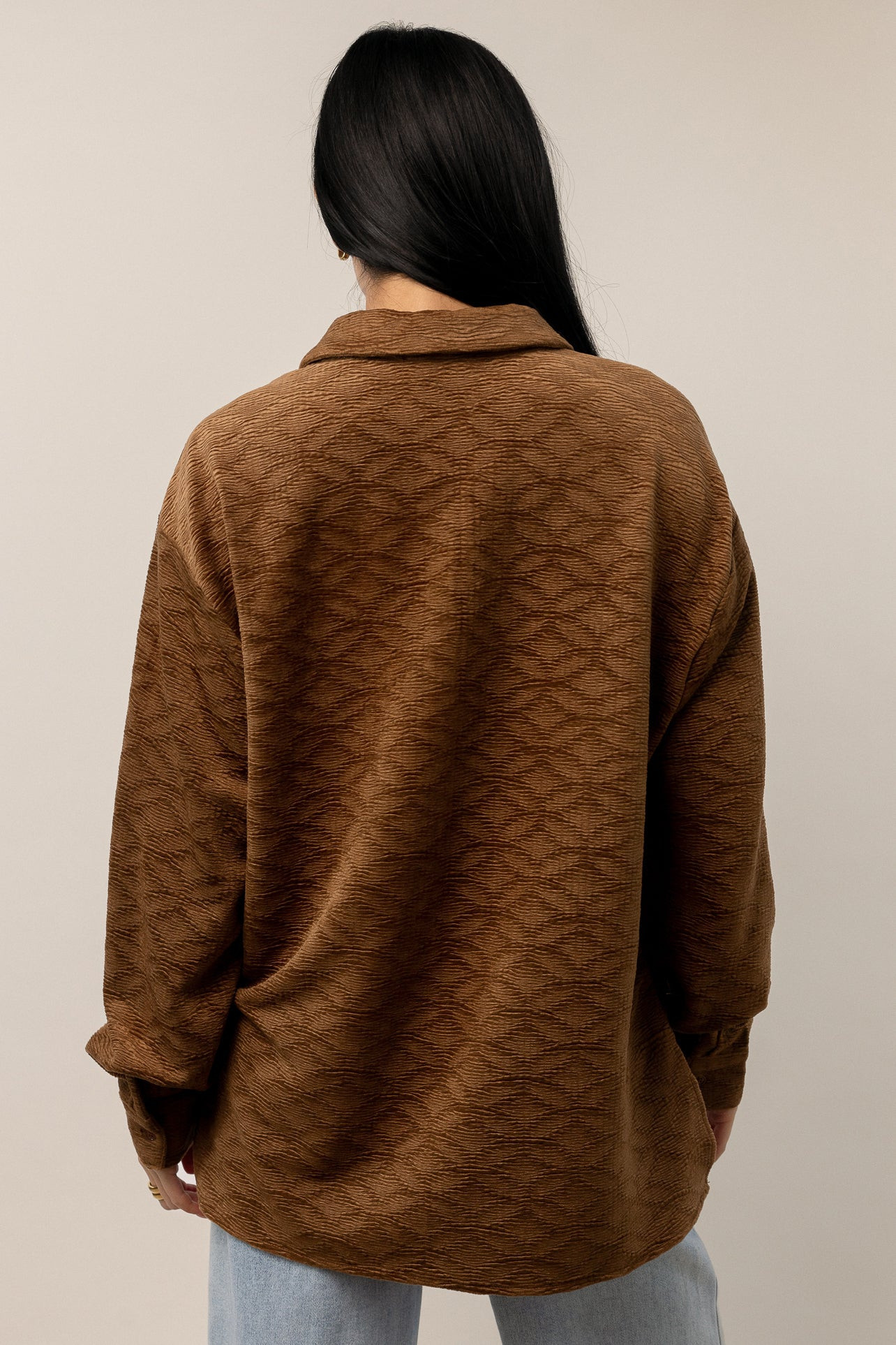 Mikayla Button Down in Brown - böhme | Böhme US