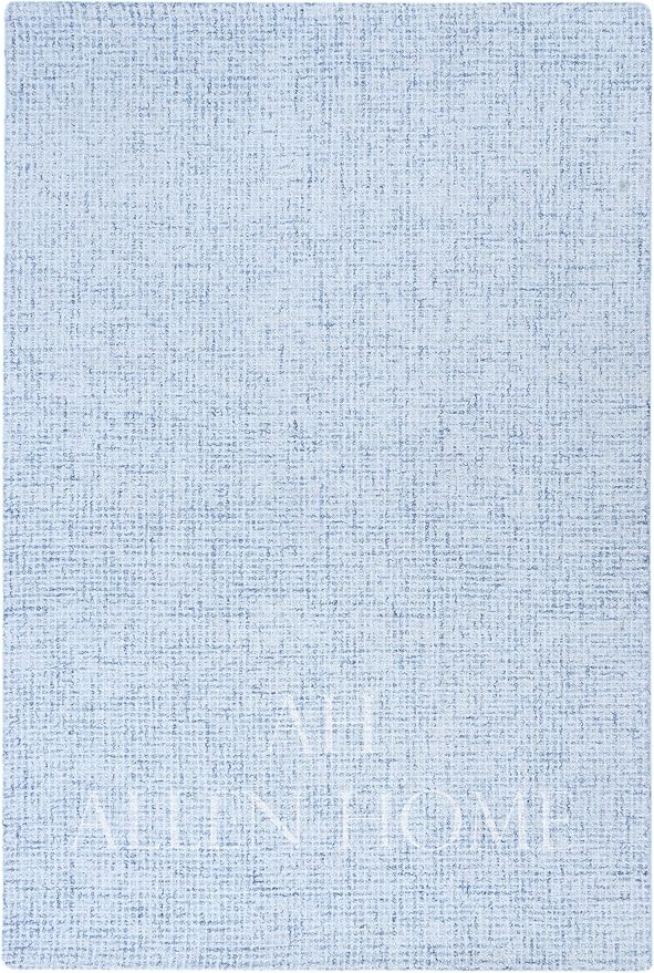 Allen Home Wool Area Rug 5' x 8' - Blue Classic Style Decorative Carpet - Area Rugs Suitable for ... | Amazon (US)