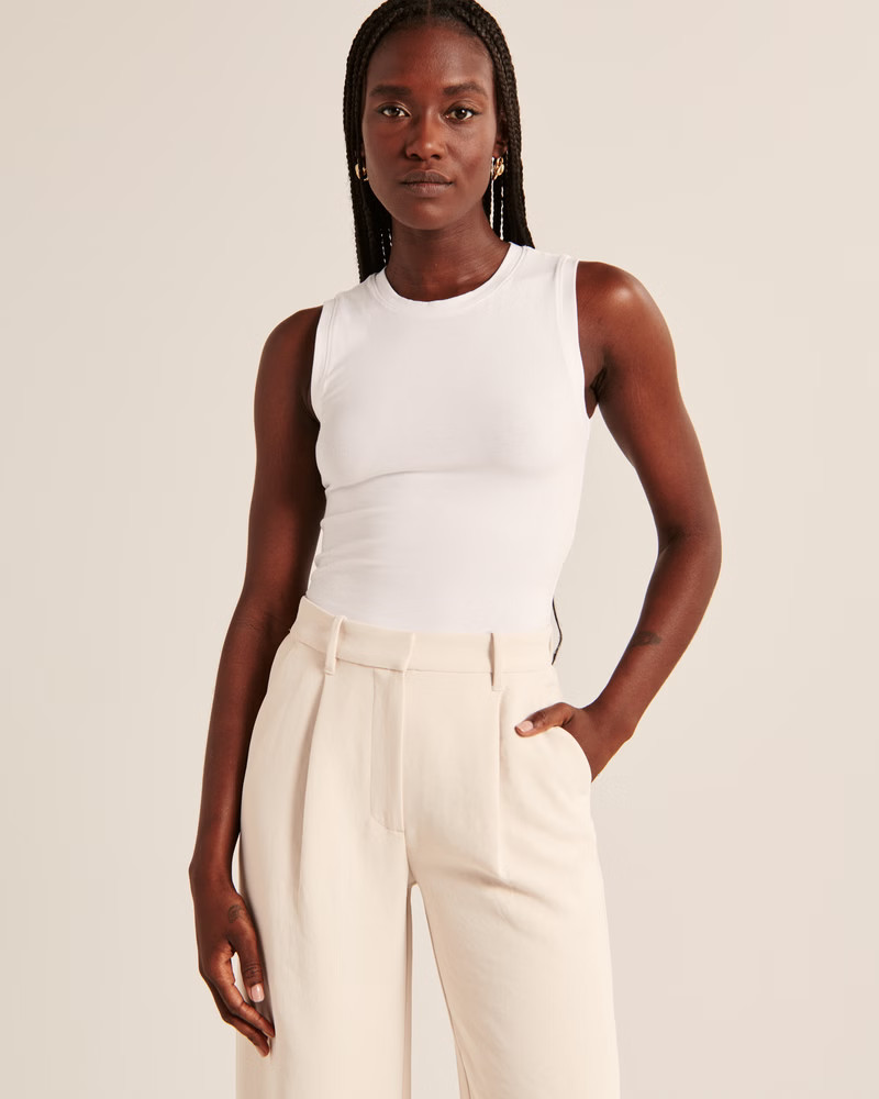 Essential Tuckable Crew Tank | Abercrombie & Fitch (US)