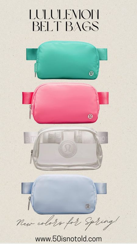 New Lululemon Belt Bags | Clear Belt Bag | Clear Bags | Crossbody Bag | Graduation Gift Idea 

#LTKFindsUnder50 #LTKGiftGuide #LTKItBag