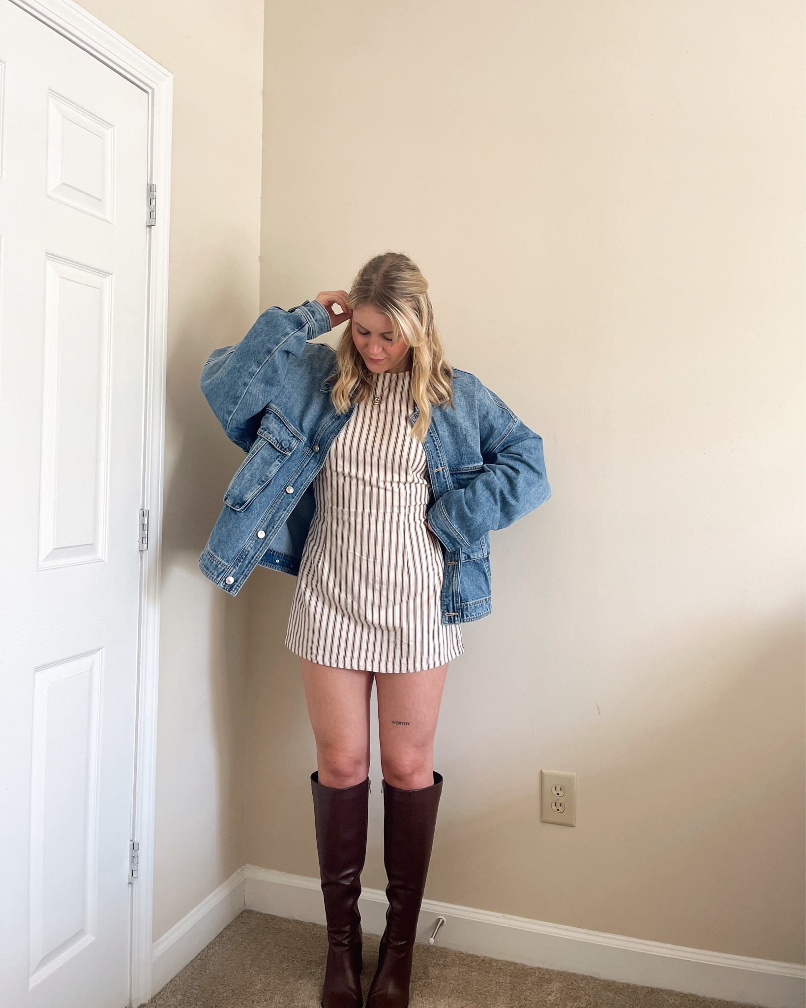 fall outfit inspo i’ll be wearing on repeat🤎👢

#LTKFindsUnder100 #LTKStyleTip #LTKSeasonal