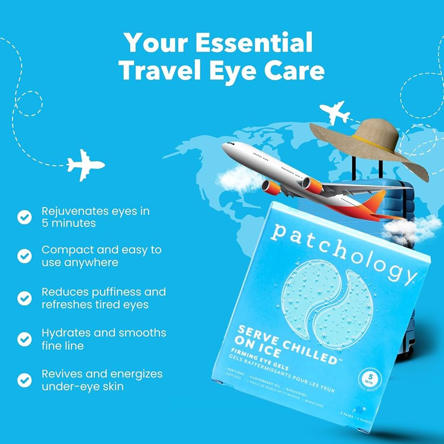 Amazon.com: Patchology Iced Cooling Under Eye Mask Patches with Peptides, Cloudberry Oil & Bakuch... | Amazon (US)
