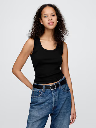 Rib Scoop Tank Top | Gap (US)