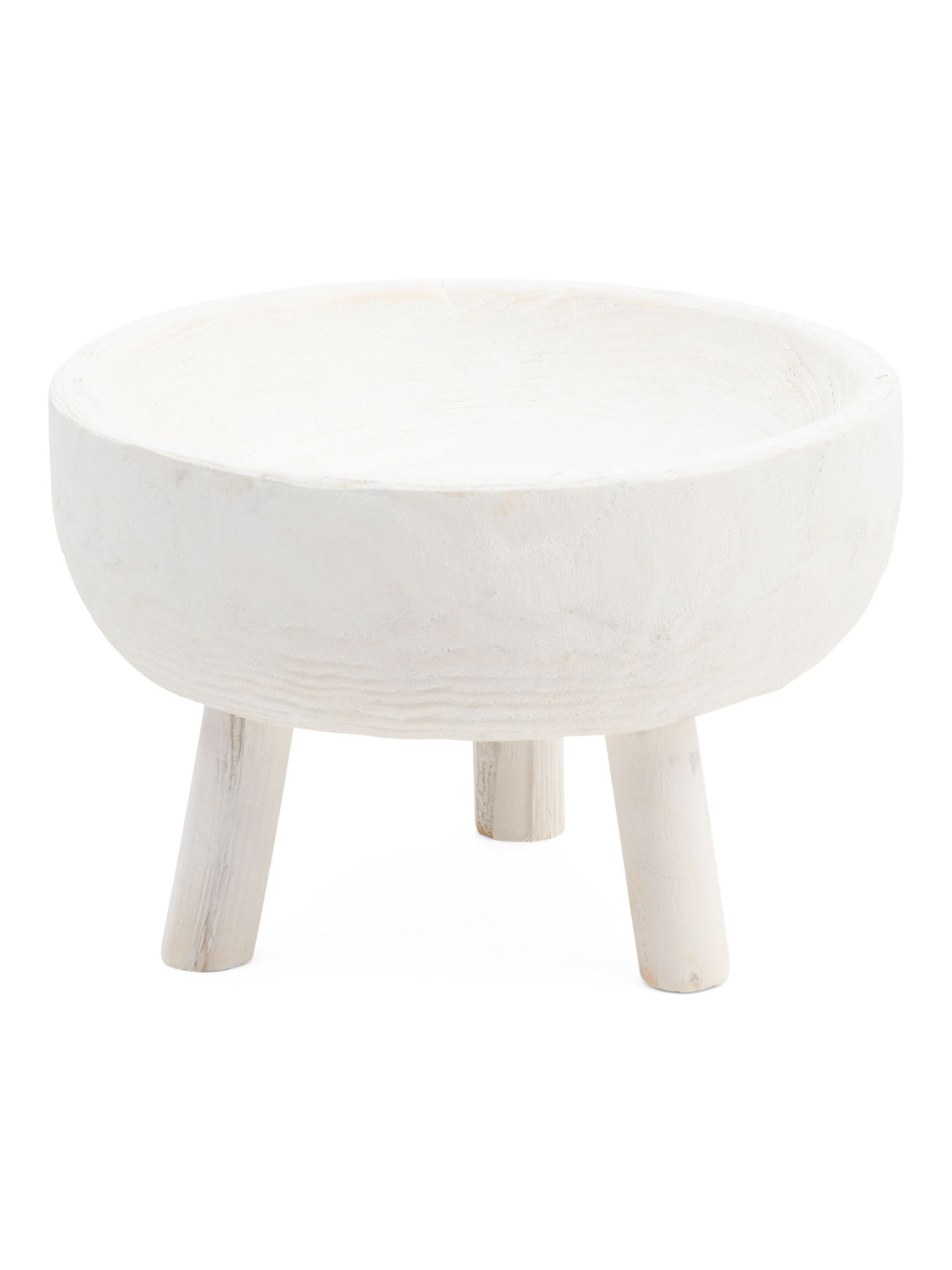11in Wood Bowl With Legs | Marshalls