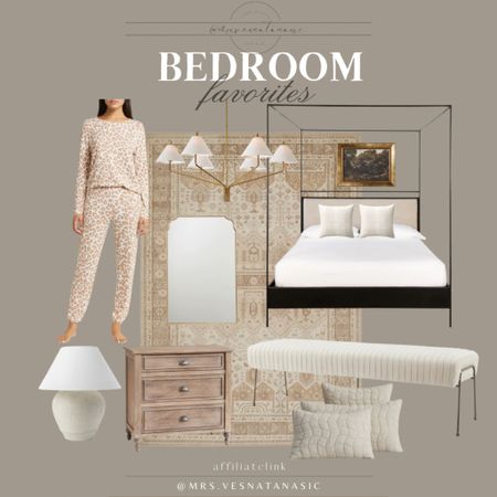 Bedroom favorites and new finds! Our bedroom bench is on sale! Loving this canopy bed too! 

#bedroom #bed #pajamas #home #valentinesday #lamp #chandelier #rug #bedding #bed #canopybed #nightstand #potterybarn #wayfairfinds 

#LTKsalealert #LTKMostLoved #LTKhome