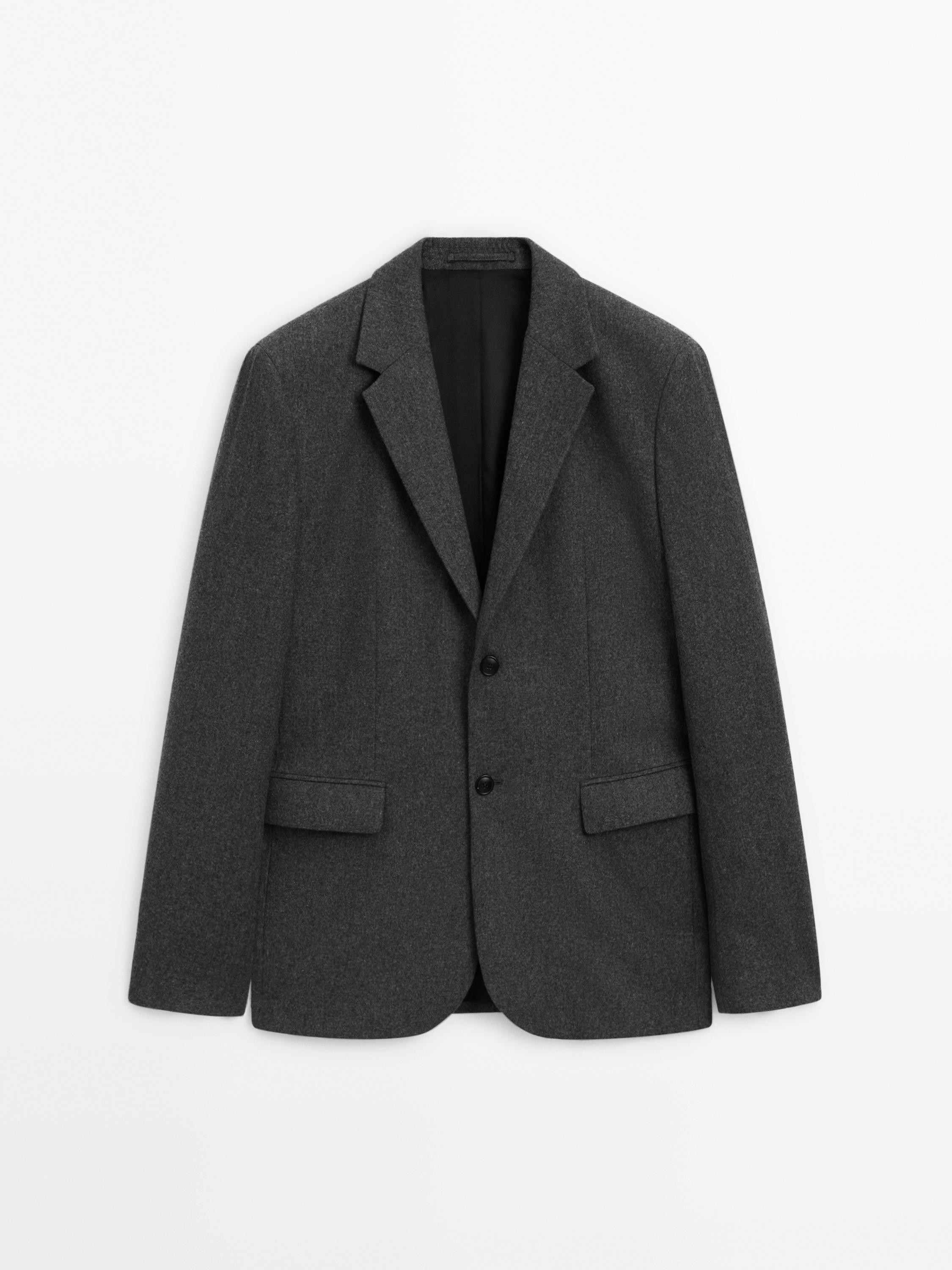 Blazer mit Wolle | Massimo Dutti DE