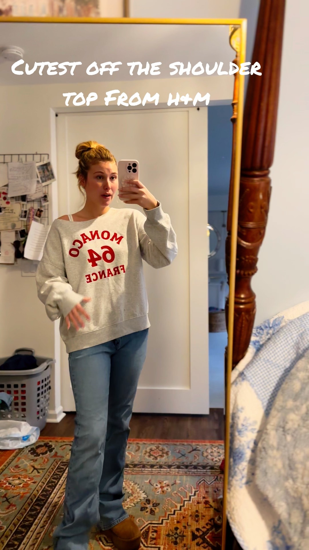H&M old closet find but so flattering for a sweatshirt!!! Honorable mention to the tank I’m wearing under it from Anthropologie, such a cute addition to an off shoulder top because of the cute details on the straps and so freakin soft ❤️💋

#ltku #h&m #comfy #flattering 

#LTKgrwm #LTKFindsUnder50 #LTKootd