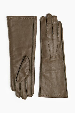 H & M - Lange Lederhandschuhe - Grün - Damen | H&M (DE, AT, CH, NL, FI)