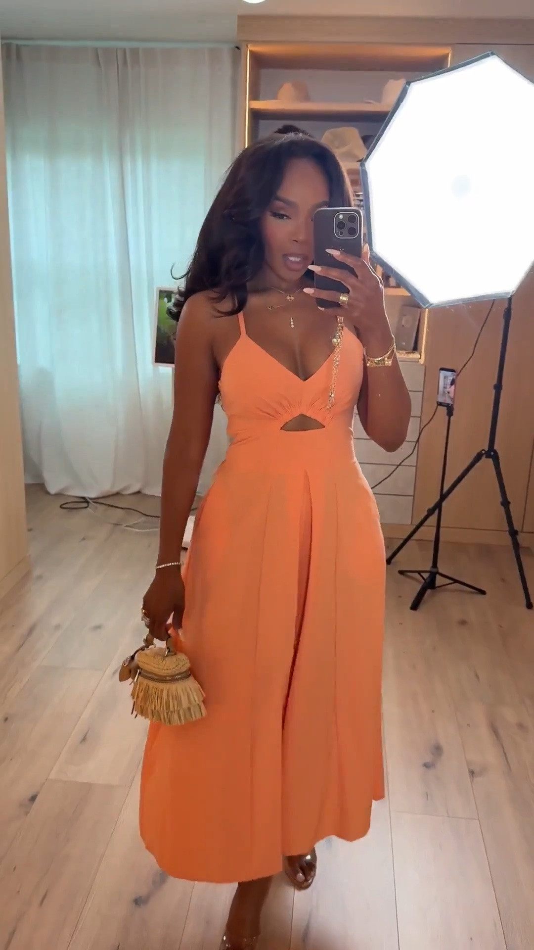 Hi Babes!

This dress is giving tropical vacation, sunset dinners, and compliments all night long 🍊✨

The color is absolutely stunning in person, and I love how the cutout detail adds just the right amount of shape while still feeling effortless and elegant. It's one of those pieces you can throw on and instantly look put together.

Where to wear this:
• Beach vacations
• Resort dinners
• Summer weddings
• Cruise nights
• Tropical getaways
• Sunset cocktails by the water

Style tip: Pair it with raffia accessories and neutral heels for that effortless luxury vacation vibe.

Everything is linked below!

xx Kira | IG: KirasFashionFinds

34D - 27 - 40 • Size Small or 4

#LTKgrwm #LTKootd #LTKPetite