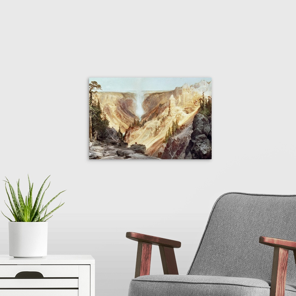 The Grand Canyon of the Yellowstone, 1872 Wall Art | Great Big Canvas - Dynamic