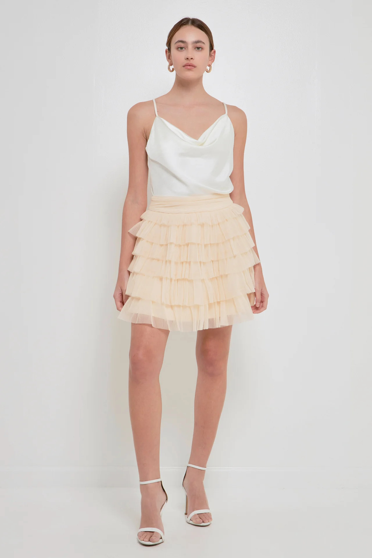 Tiered Tulle Mini Skirt | Endless Rose